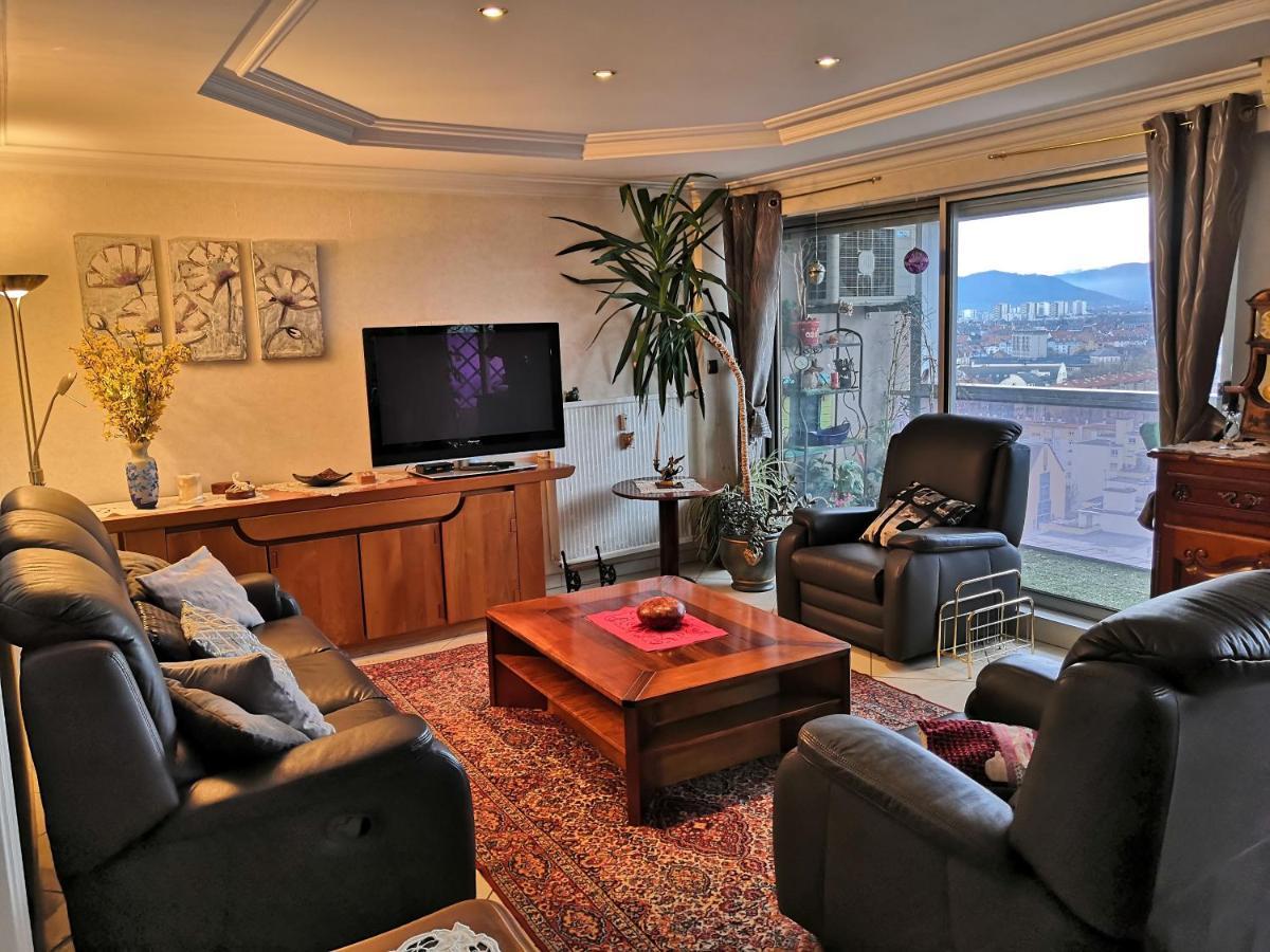 Bel Appartement Avec Vue Splendide Sur Toute La Ville De Colmar - Parking Gratuit المظهر الخارجي الصورة
