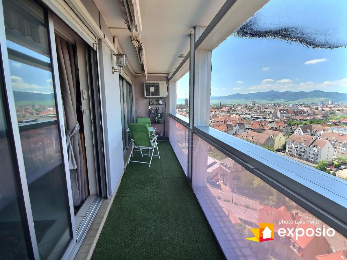 Bel Appartement Avec Vue Splendide Sur Toute La Ville De Colmar - Parking Gratuit المظهر الخارجي الصورة