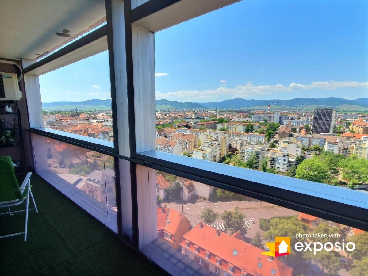 Bel Appartement Avec Vue Splendide Sur Toute La Ville De Colmar - Parking Gratuit المظهر الخارجي الصورة